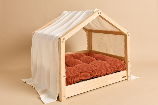 Tela para Cama Casita para Perro - Vainilla