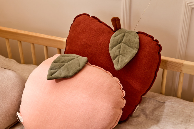 Coussin Pomme en Lin