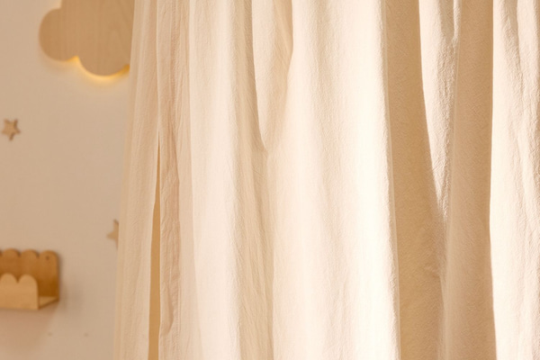Ciel de Lit en Coton - Beige