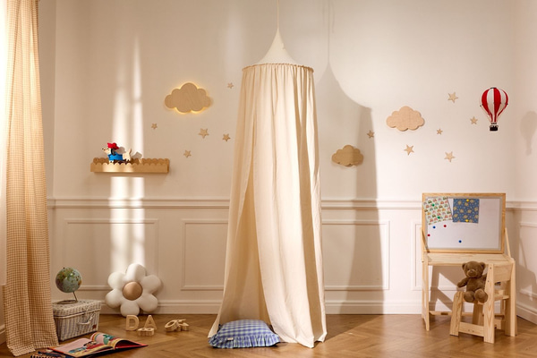Ciel de Lit en Coton - Beige