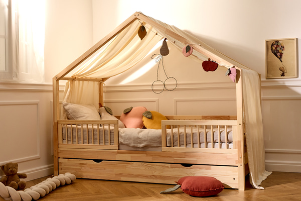 Lit Cabane DP Premium 90x190 cm