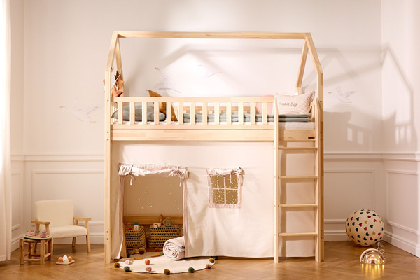 Letto a Soppalco L Premium 90x190 cm