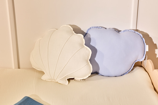 Coussin Coquillage en Lin