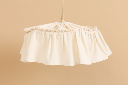 Abat-Jour en coton - Beige