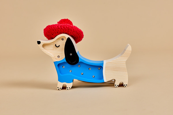 Mini Lamp LED French Style Dachshund - Little Lights