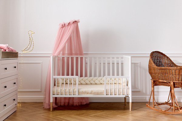Mia Babybett 70x140 cm - Weiß
