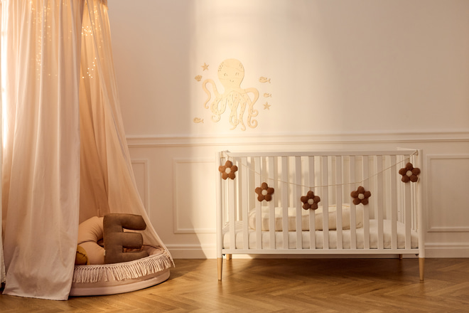 Lettino Mia 70x140 cm - Bianco