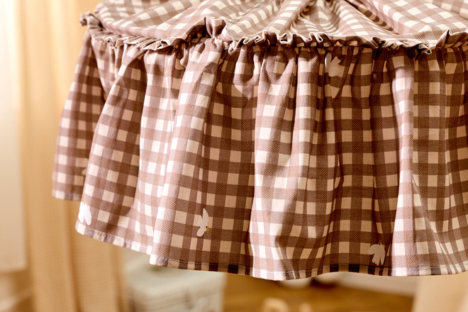 Pantalla de Algodón - Cottage Walnut