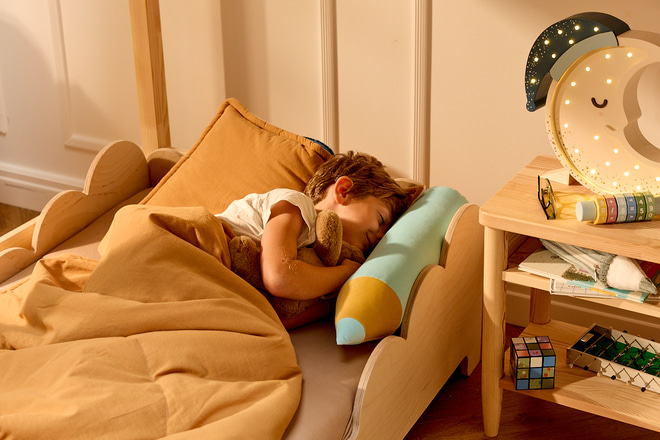Decke und Kissen 110x140 cm – Camel Schlafset