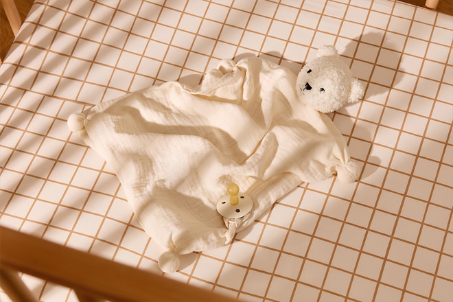Drap Housse - Vichy Caramel