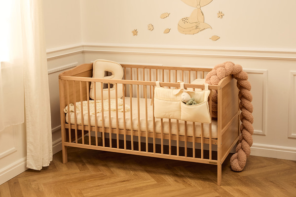 Nelly Mitwachsendes Babybett 70x140 cm - Natur