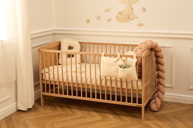 Nelly Cot Bed 70x140 cm - Natural