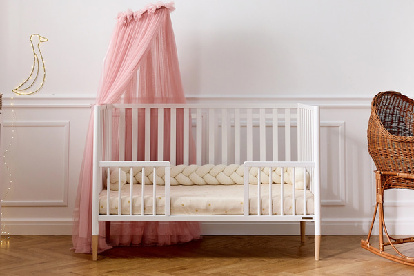 Lettino Mia 70x140 cm - Bianco