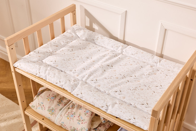 7 in 1 Ovale Babywiege Mitwachsend - Natur