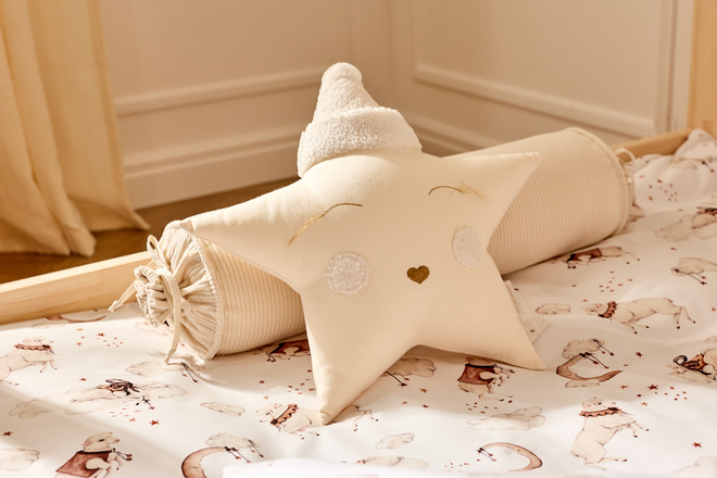 Coussin Sleeping Star Vanille
