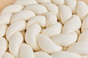 Paracolpi per Lettino Intrecciato Nido d'Ape 3 Spighe - Crema