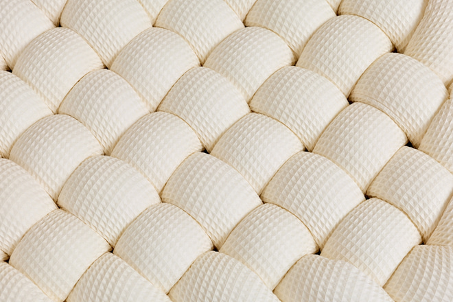 Waffle Braided Floor Mattress - Cream