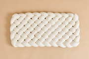 Geflochtene Matratze Waffelstoff - Creme