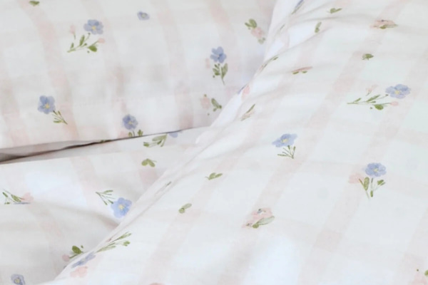 Parure Satin de Coton 140x200 - Fleurs Sauvages