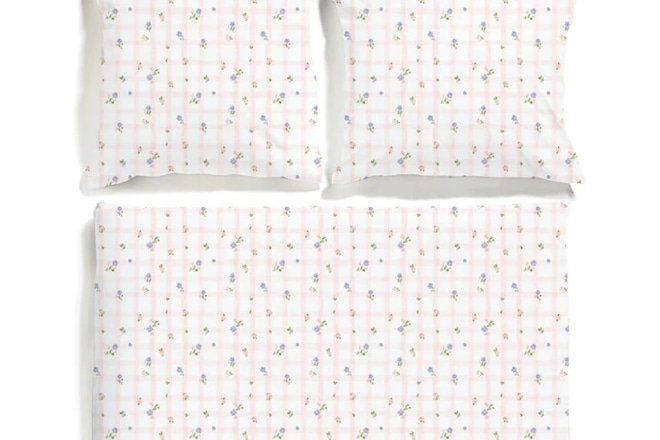 Parure Satin de Coton 140x200 - Fleurs Sauvages