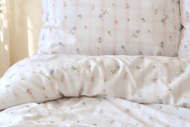 Parure Satin de Coton 140x200 - Fleurs Sauvages