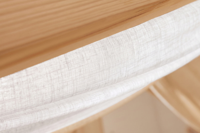 Bed Canopy – Off White Textured muslin – DK Model