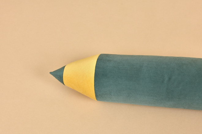 Coussin Crayon Vert Forêt