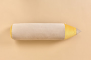 Beige Pencil Cushion