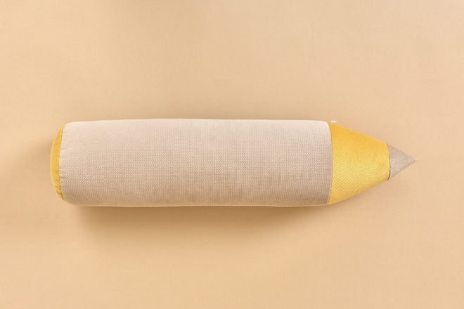 Beige Pencil Cushion