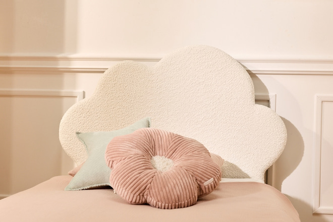 Nuage Bouclé voodi 90x190 cm – Coconut Milk - 2