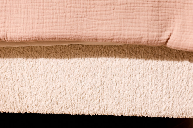 Letto Nuvola Bouclé 90X190 cm - Coconut Milk - 4