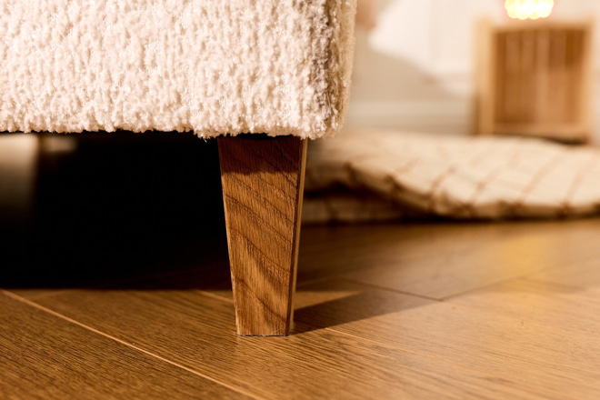Bouclé Wolkenbett 90X190 cm - Coconut Milk - 6