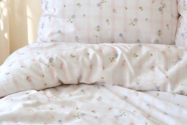 Parure Satin de Coton 200x200 - Fleurs Sauvages
