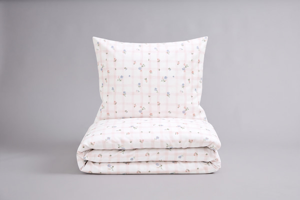 Juego de Cama Satén de Algodón 140x200 - Flores Silvestres