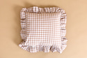 Padjakate 40x40 – Mocha-värvi gingham-ruudustik - 1