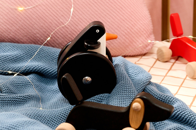 Juguete de Madera Pingüino Balancín – Negro - 2
