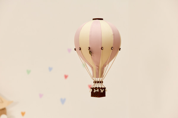 Montgolfière Rose Clair & Écru - 2