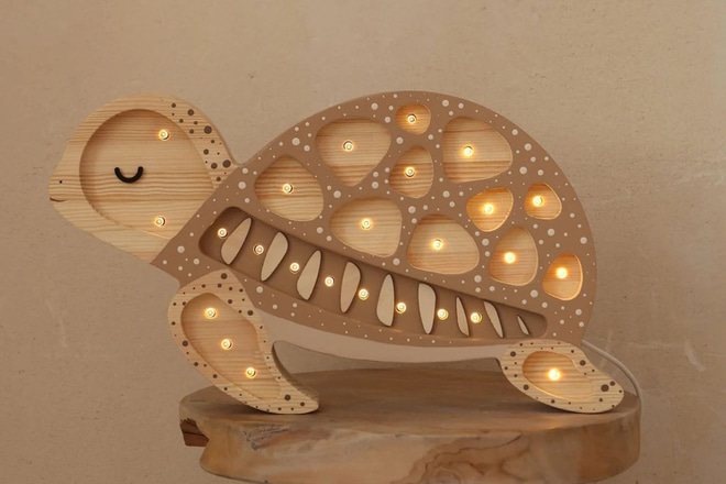 Lampe LED Tortue Cappuccino - Little Lights - 3