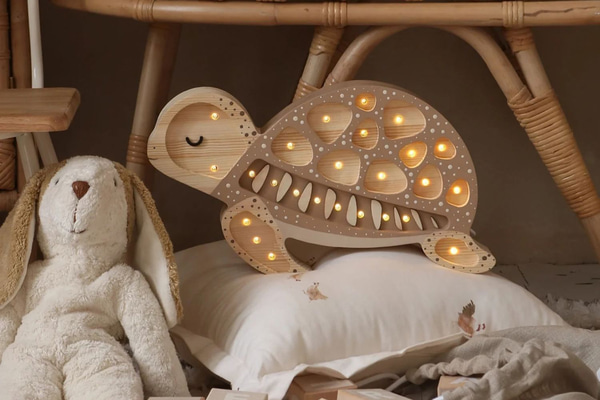 Lampada LED Tartaruga Cappuccino - Little Lights - 1