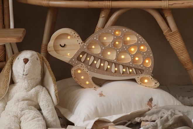 Lampada LED Tartaruga Cappuccino - Little Lights - 1