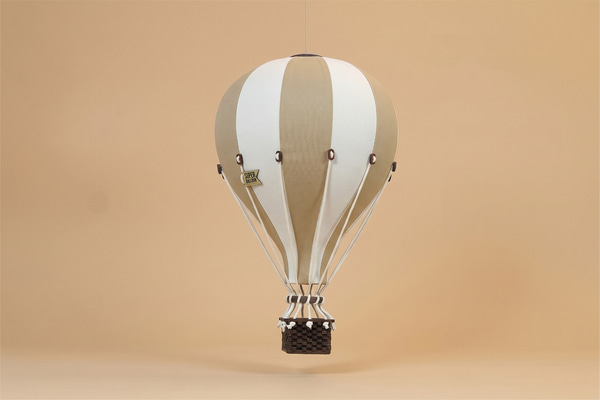 Bež-bel toplozračni balon - 1