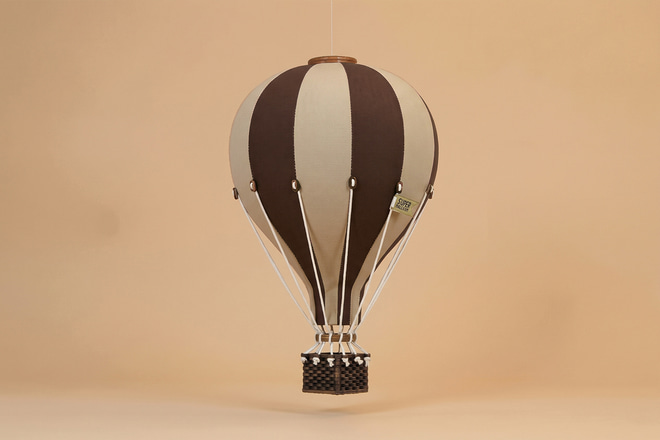 Globo Aerostático Marrón y Beige - 1