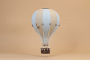 Gaiši zils un bēšs gaisa balons - 1