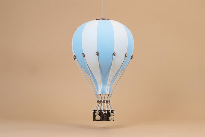 Babyblauer Heißluftballon - 4