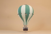 Green & Ecru Hot Air Balloon - 1