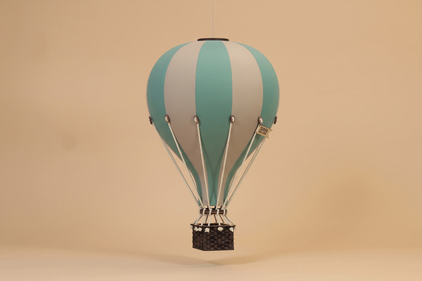 Water Green & Dark Beige Hot Air Balloon - 6