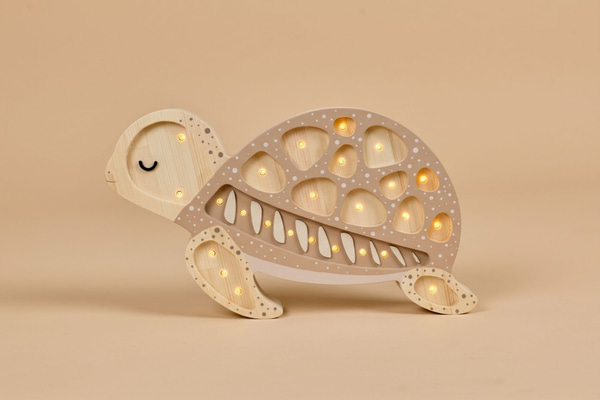 Lamp LED Cappuccino Turtle - Little Lights - 1