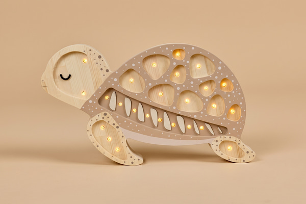 Lampe LED Tortue Cappuccino - Little Lights - 1