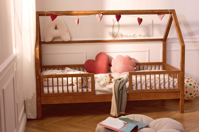 Guirlande Coeurs en Velours Côtelé Été - 3