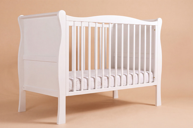 Tremmeseng, der kan ombygges, Stella 70x140 cm - Hvid - 15